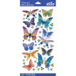 Sticko FOIL BUTTERFLIES Themed Stickers 37pc