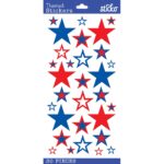 Sticko 4TH OF JULY STARS Themed Stickers 30pc