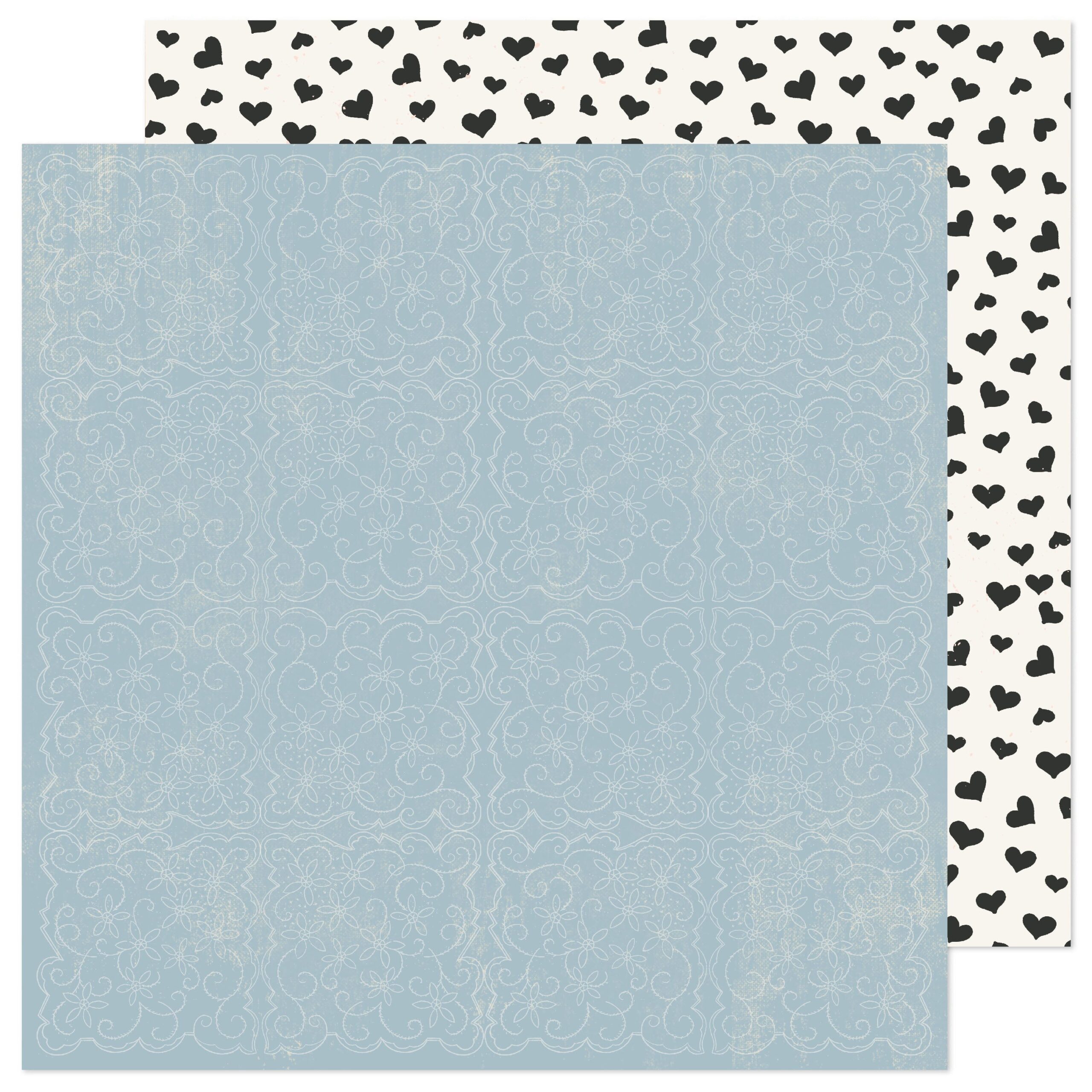 677752PR Maggie Holmes Parasol KIND HEART 12"X12" Scrapbook Paper - Image 1