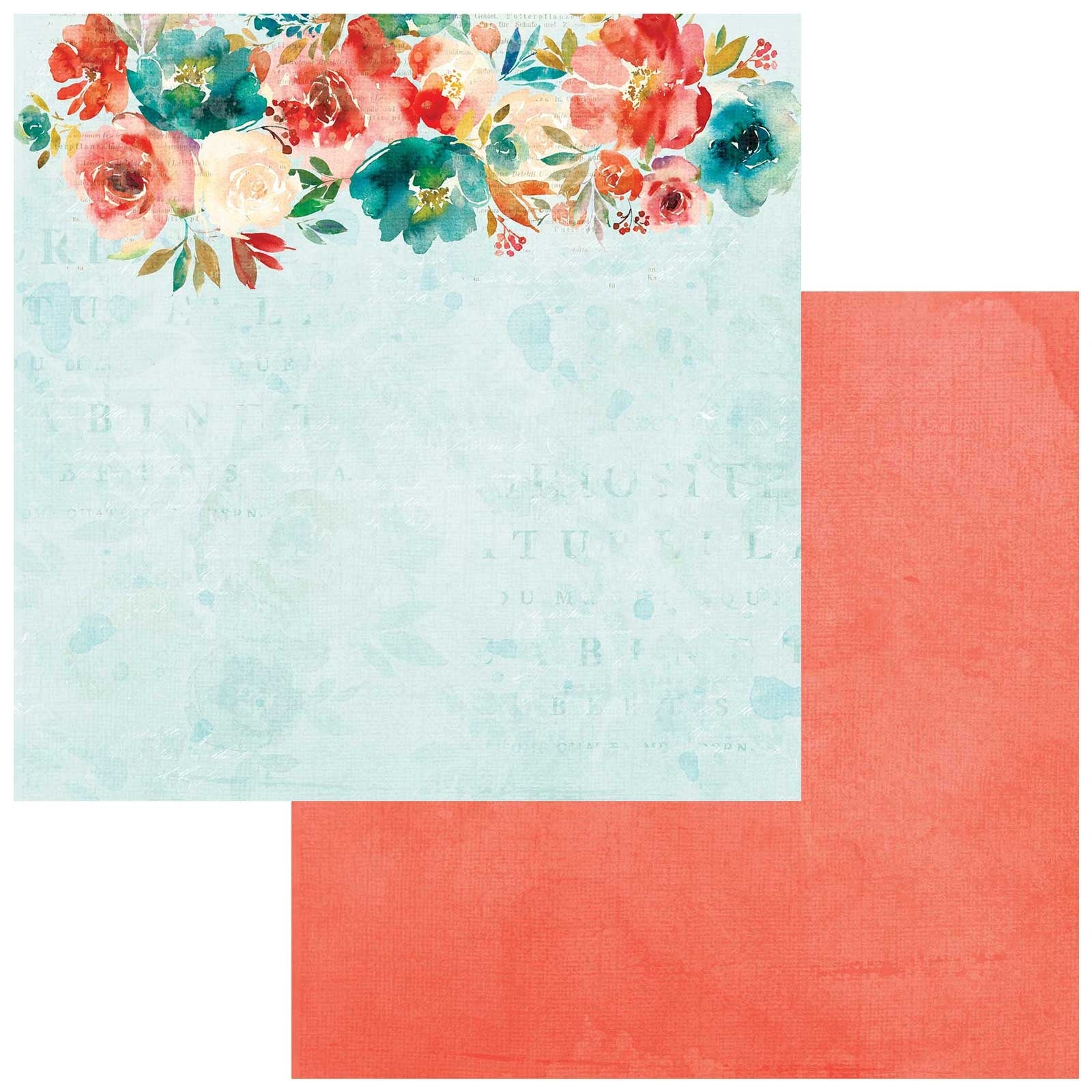 678404PR 49 and Market ArtOptions ALENA FULL BLOOM 12"X12" Scrapbook Paper - Image 1