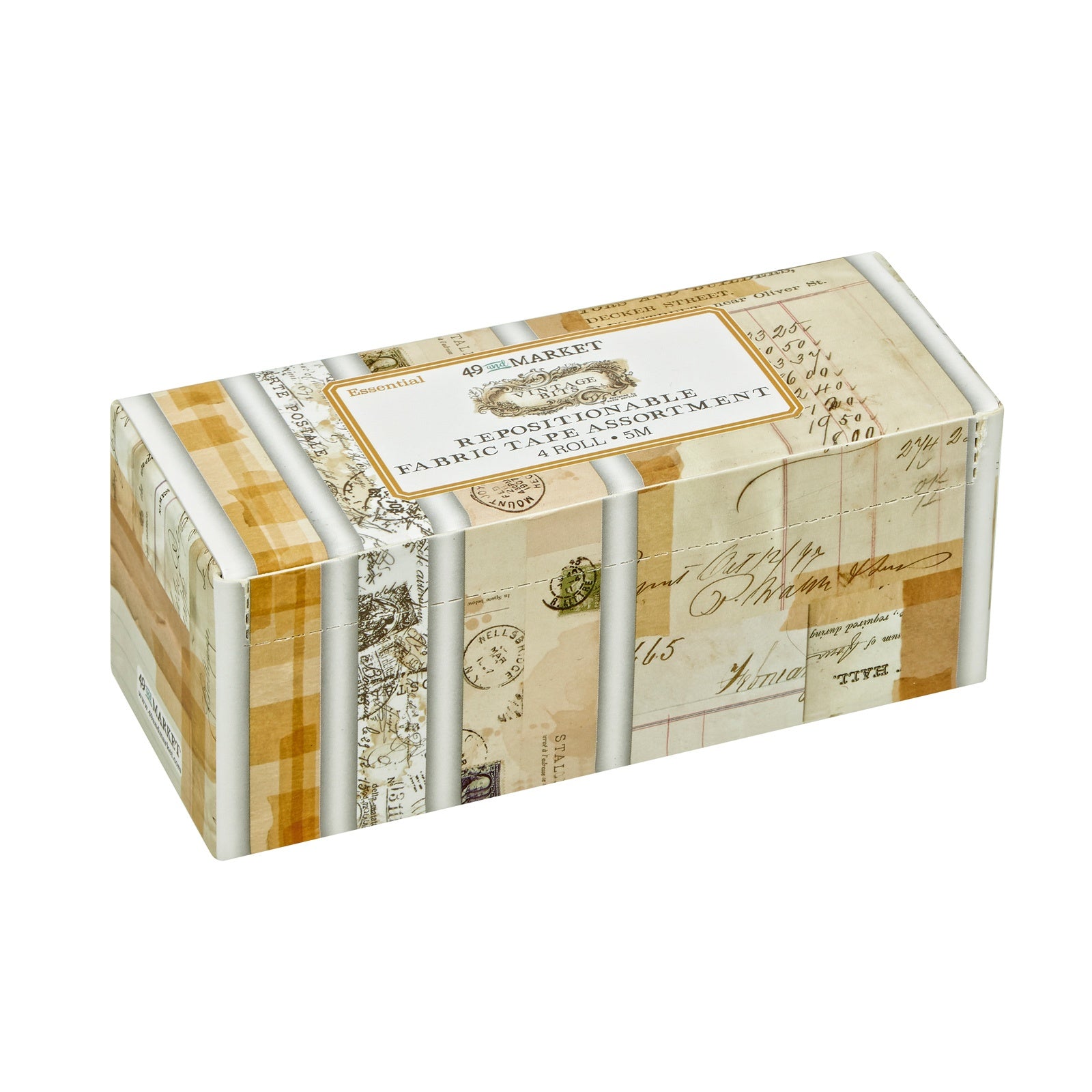 683531PK 49 and Market VINTAGE BITS FABRIC TAPE 4 Rolls Repositionable - Image 1