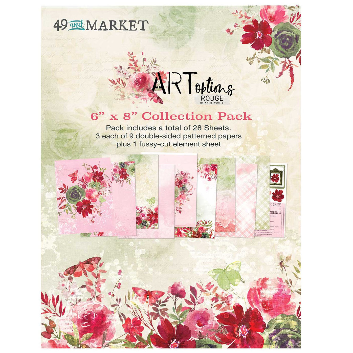 683582PK 49 and Market ArtOptions ROUGE 6”X8" COLLECTION PACK - Image 1