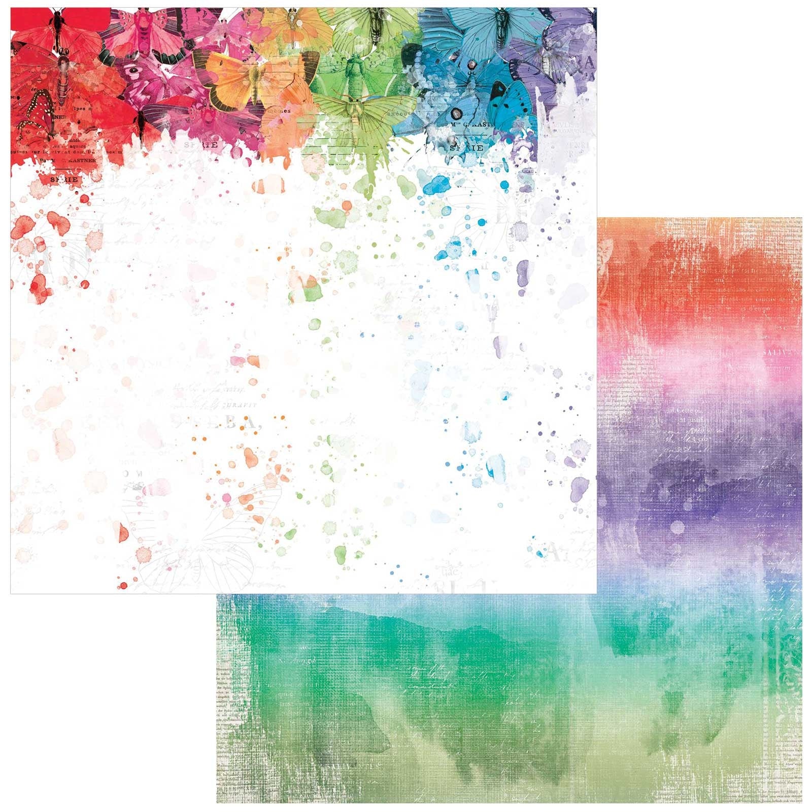 687678PR 49 and Market Spectrum Gardenia CLASSICS MENAGERIE MEDLEY 12"X12" Scrapbook Paper - Image 1