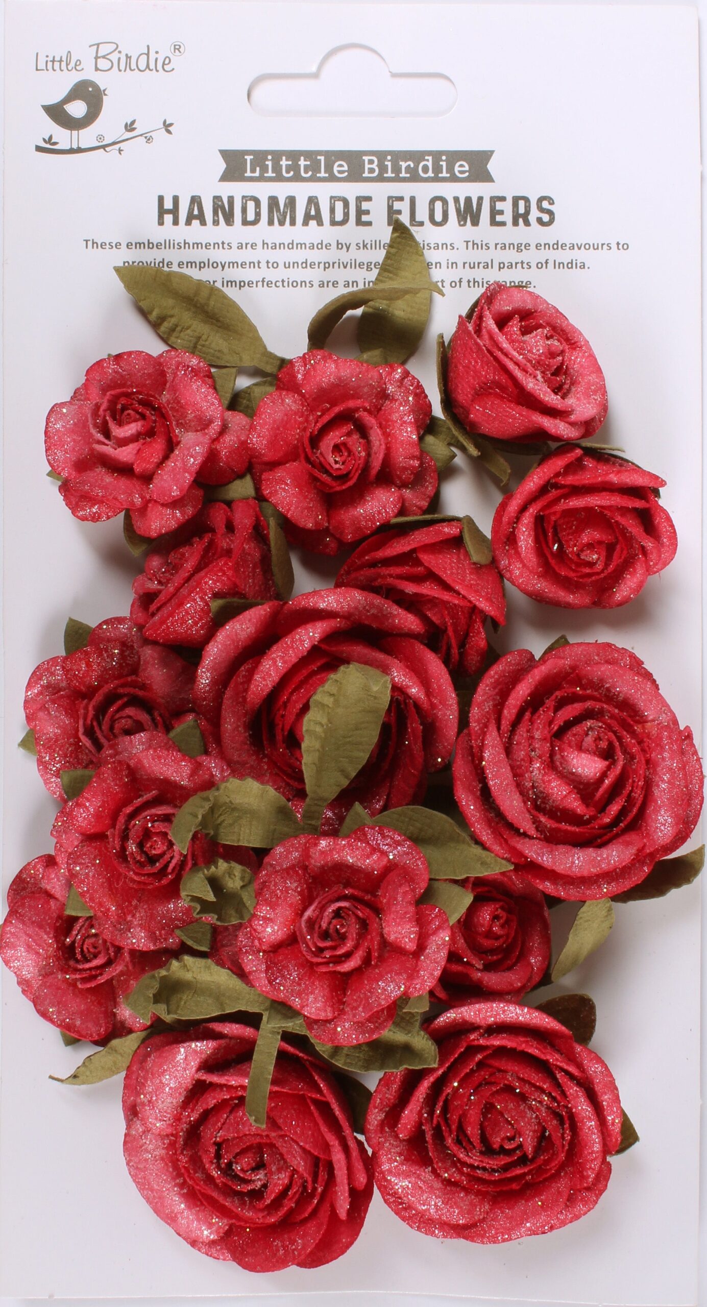 688232PK Little Birdie Handmade Flowers FOINA CANDY MIX 20pc - Image 1