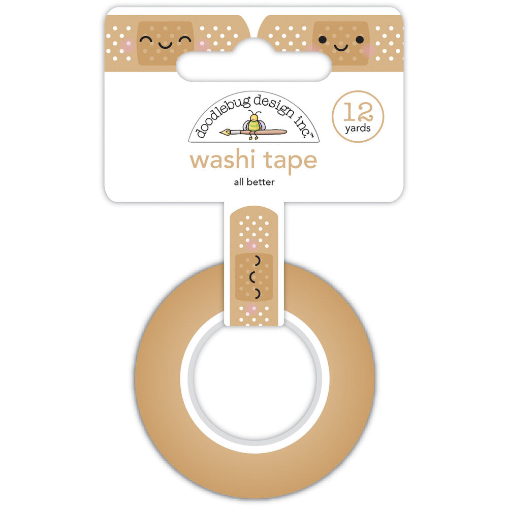 68B4958F-C131-40E8-B8C0-F2F458BC8A9B Doodlebug Happy Healing ALL BETTER Washi Tape 12 Yards - Image 1