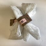 Scrapbooksrus Vintage WHITE KEYHOLE LACE Ribbon Trim 2.5”X1yd