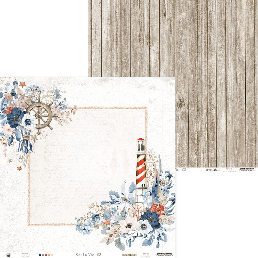 690764PR P13 SEA LA VIE 02 12"X12" Scrapbook Paper - Image 1