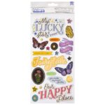 Thickers Crate Paper Moonlit Magic STAR STRUCK Foam Phrase Stickers