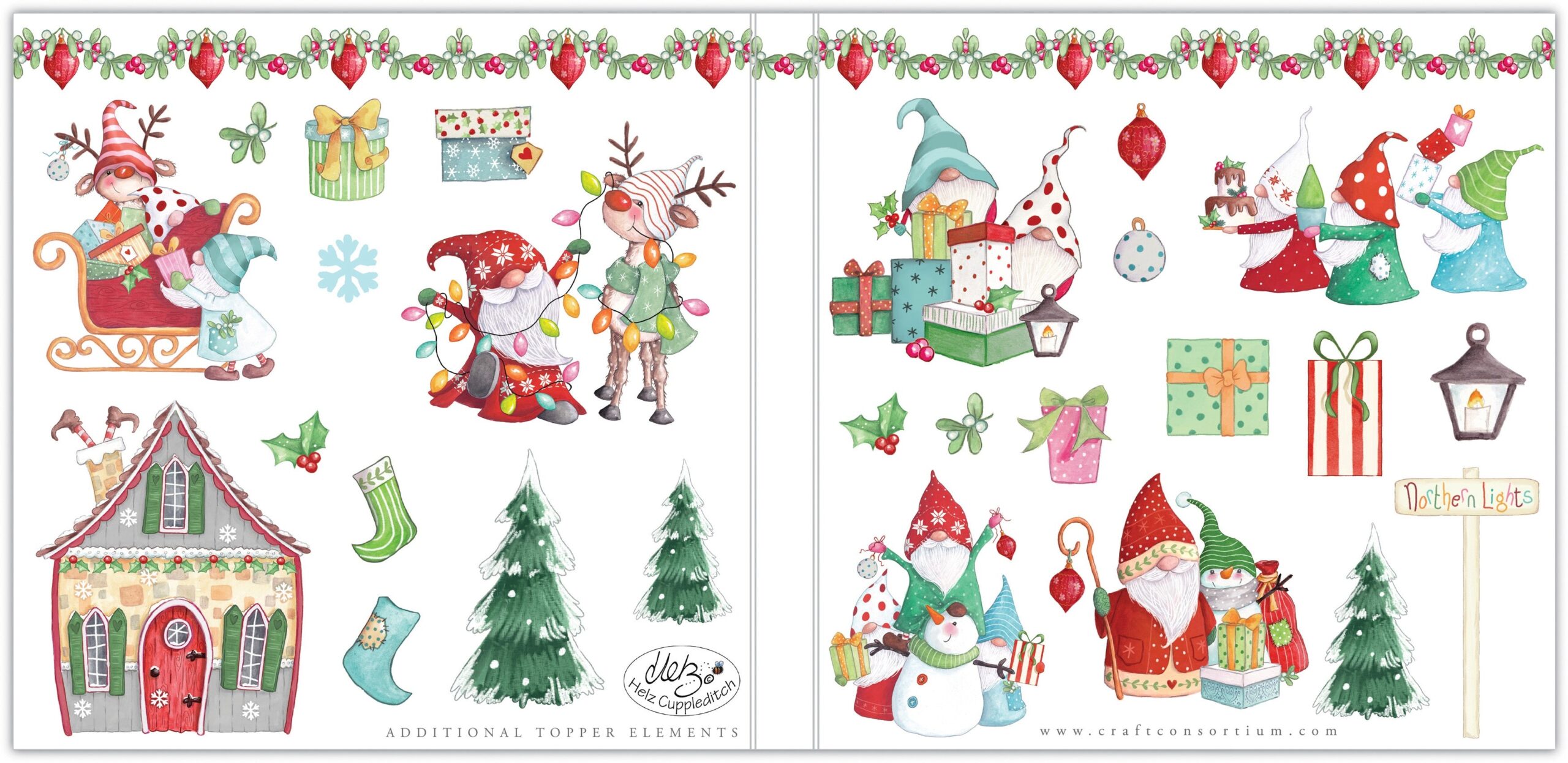 694755DT Craft Consortium IT’S SNOME TIME 2 6”X6” Premium Paper Pad 40pc - Image 1