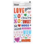 Thickers AC CUTIE PIE Puffy Phrase Stickers
