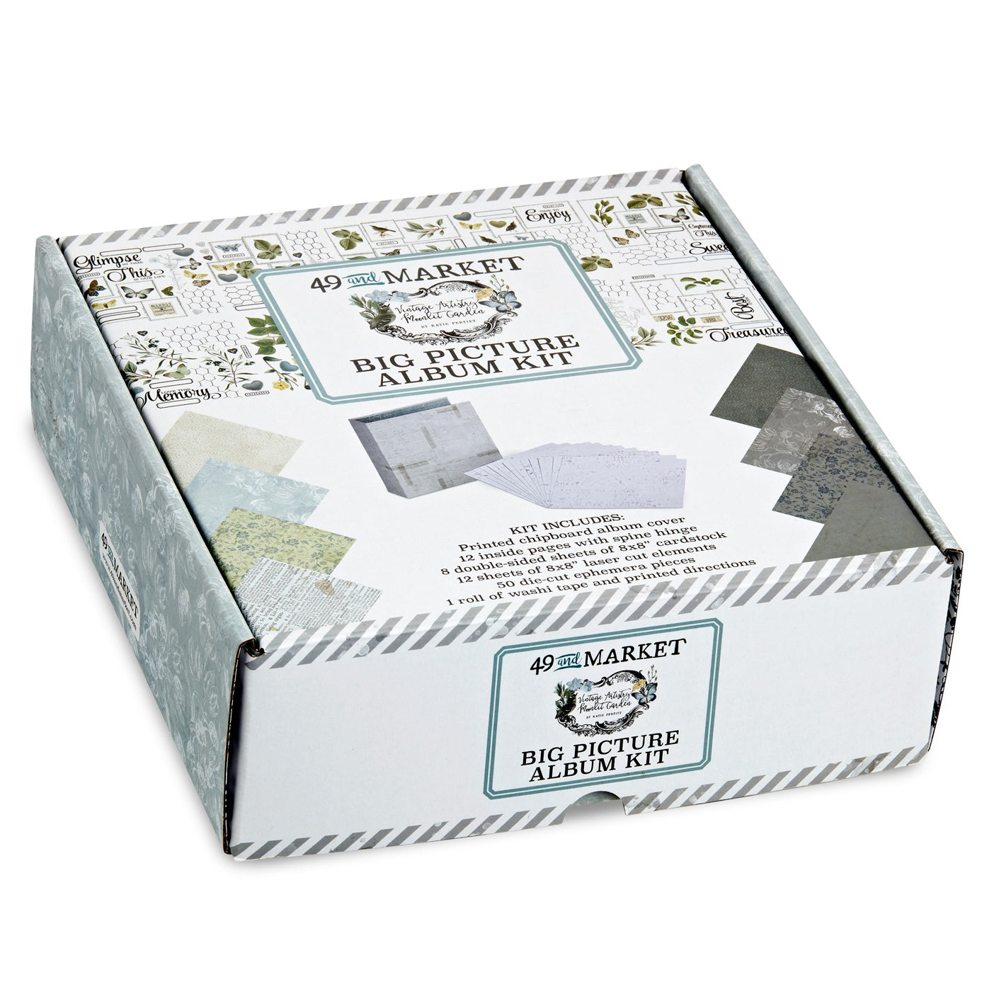 696569PK 49 and Market Moonlit Garden BIG PICTURE ALBUM KIT - Image 1