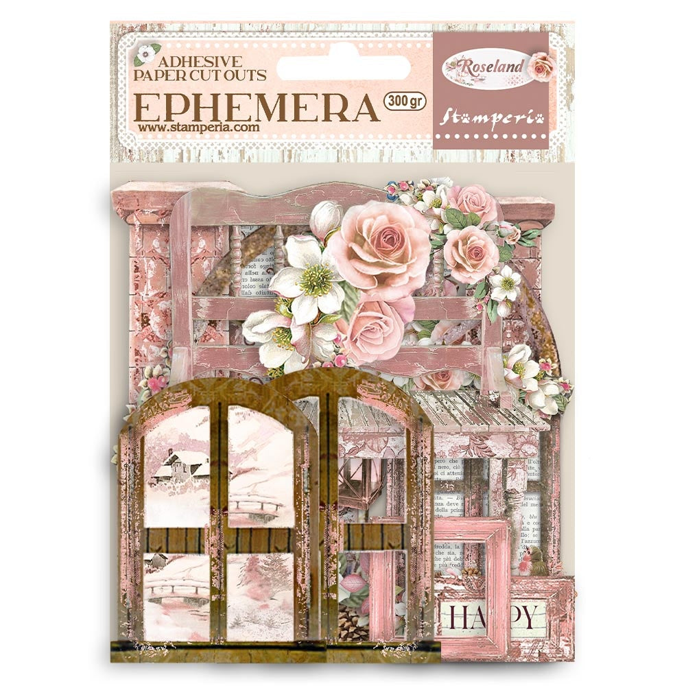 699396PK Stamperia ROSELAND Adhesive Ephemera Cutouts - Image 1