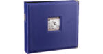 Pioneer Sewn Frame Leatherette BRIGHT PURPLE 3-Ring 12"X12" Memory Scrapbook Album