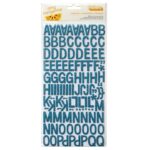 Thickers Amy Tangerine Plus One OTHER HALF Blue Glitter Foam Letter Stickers