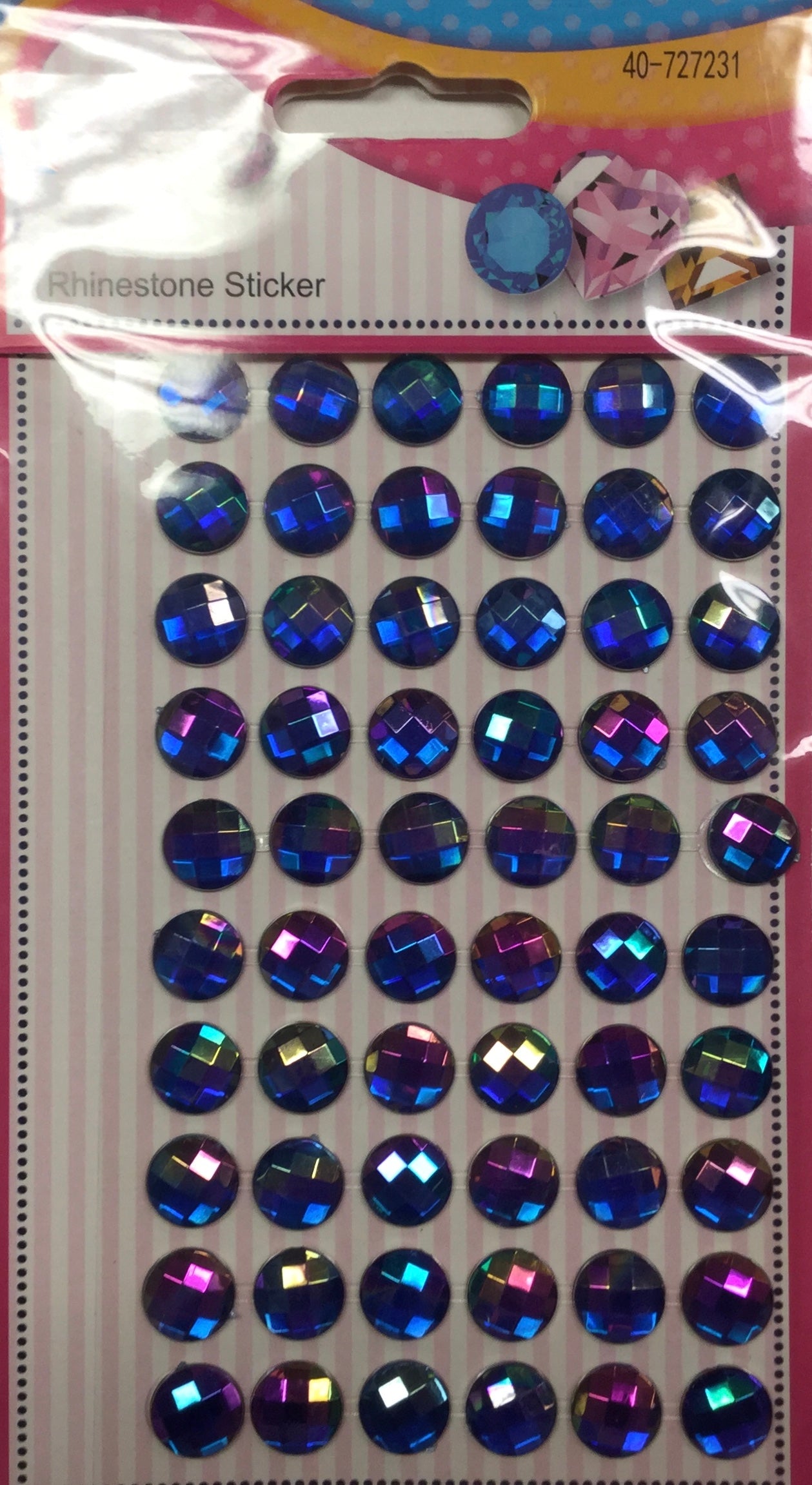 6E0A4382-E295-489F-93E0-7314C589C94D Momentum Brands RHINESTONE STICKERS 60 pc. - Image 1