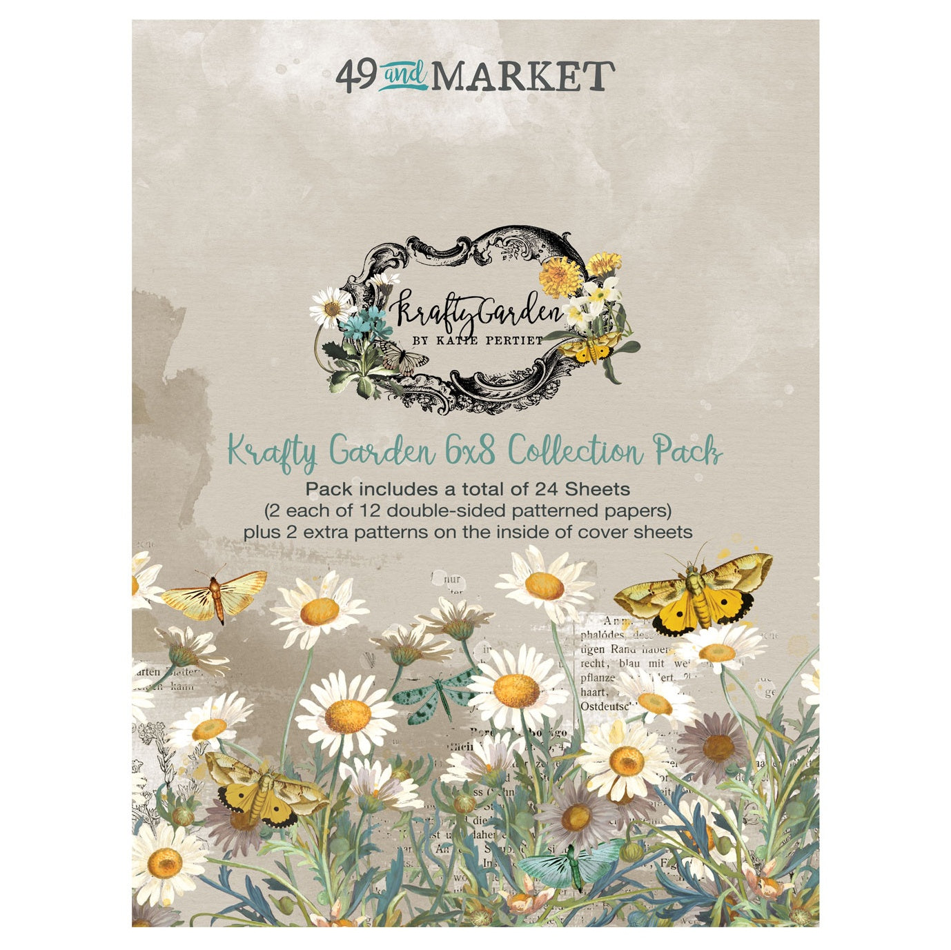 704159PK 49 and Market KRAFTY GARDEN 6”X8” Collection Pack - Image 1