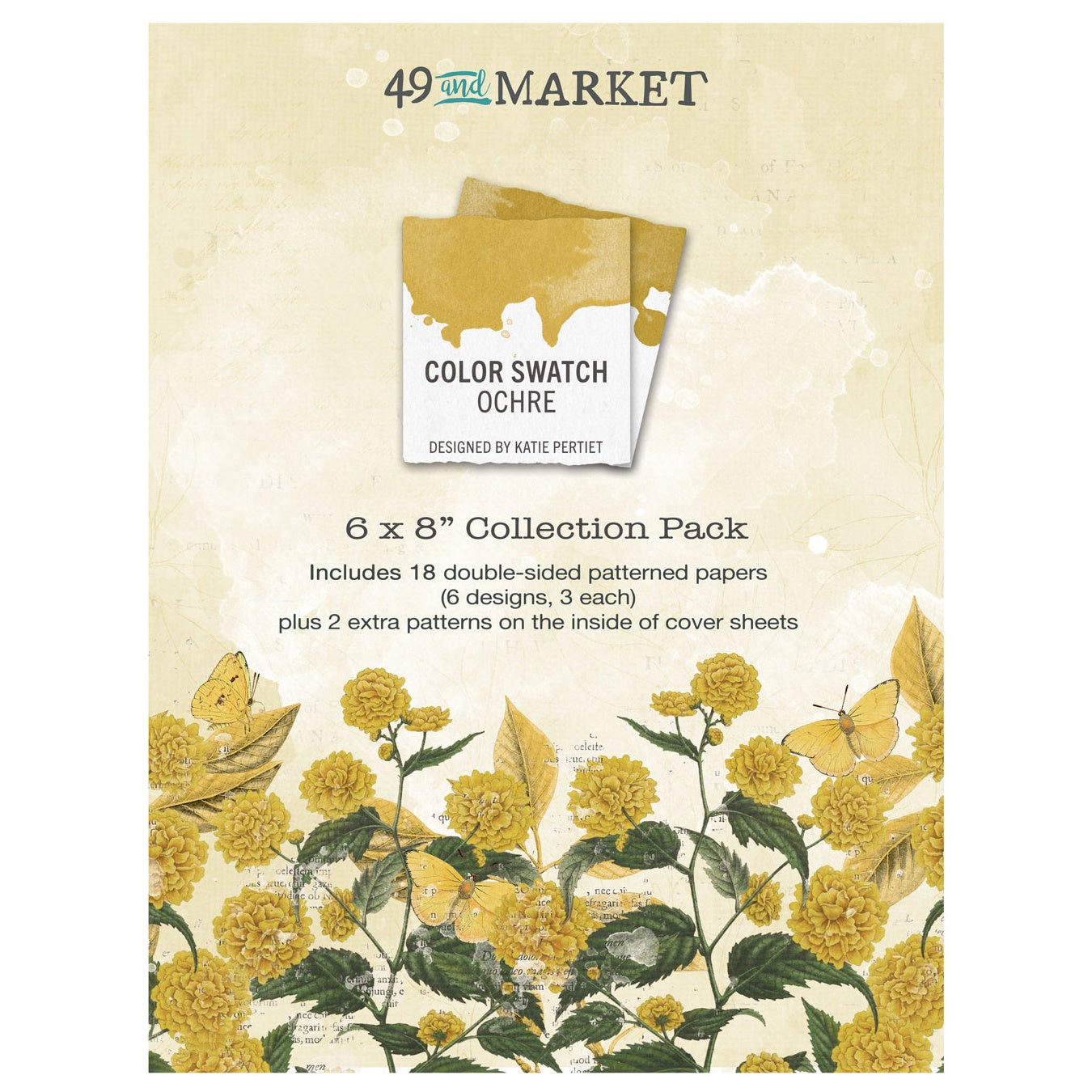 704193PK 49 and Market Color Swatch OCHRE 6”X8” Collection Pack - Image 1