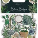 Craft Consortium BOTANY BOUTIQUE Chipboard Ephemera