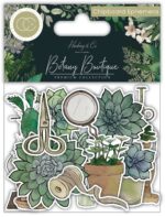 Craft Consortium BOTANY BOUTIQUE Chipboard Ephemera