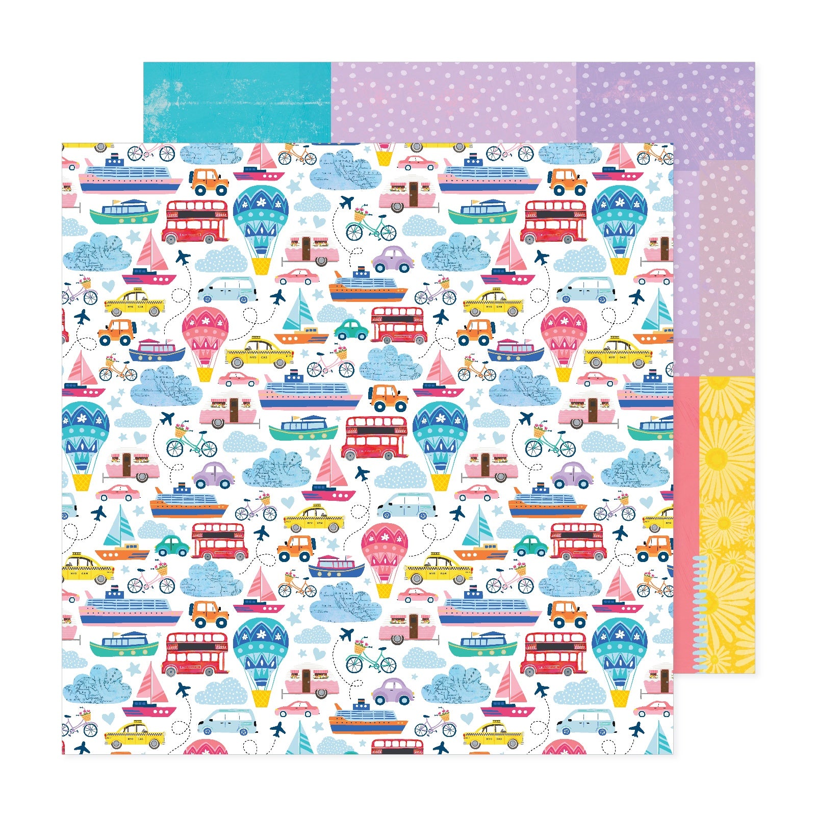 709311PR Paige Evans ADVENTUROUS PAPER 6 12"X12" Scrapbook Paper - Image 1