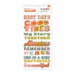 Thickers Jen Hadfield GROOVY DARLIN’ Foam Phrase Stickers