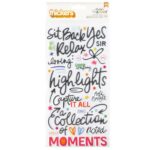 Thickers Vicki Boutin BOLD + BRIGHT Puffy Title Stickers 110pc