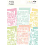 Simple Stories ColorVibe LIGHTS Alpha Sticker Book