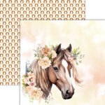Reminisce Desert Rose WESTERN BEAUTY 12”X12" Scrapbook Paper