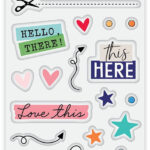 49 and Market Vicki Boutin CUT & PASTE Puffy Stickers 62pc