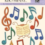 K&Company MUSIC NOTE Dimensional Stickers 14pc