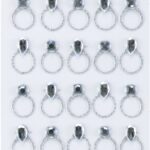 Jolee's Boutique Themed Stickers SILVER WEDDING RINGS REPEAT