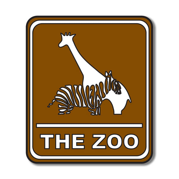 7268B81B-EEA5-4A46-AFD8-B7743A578DF2 THE ZOO SIGN Laser DieCut Outdoor Embellishment - Image 1