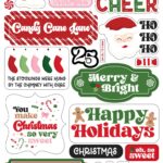Echo Park SANTA’S CHRISTMAS DELIVERY Chipboard Words & Phrases 27pc