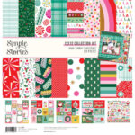 Simple Stories HARD CANDY CHRISTMAS 12"X12" Collection Kit