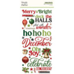 Simple Stories Simple Vintage BELIEVE Foam Stickers 79pc