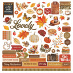 Photoplay AUTUMN JUNQUE 12”X12” Element Stickers
