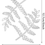 Craft Cutting FERN LEAF Metal Dies 2pc