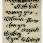 Kelly Creates TRACEABLE SENTIMENTS Stamps 12pc