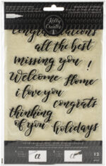 Kelly Creates TRACEABLE SENTIMENTS Stamps 12pc