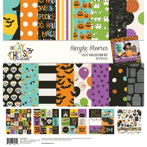 76BF32D5-4C8A-4151-8464-78DD4058A18E Simple Stories SAY CHEESE HALLOWEEN 12"X12" Collection Kit - Image 1
