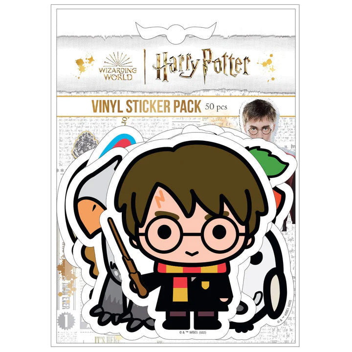 7B028A1A-E827-4D96-971A-3422B2DD9F90 Paper House Wizarding World HARRY POTTER Vinyl Sticker Pack 50pc - Image 1