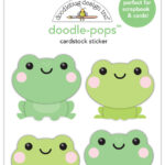 Doodlebug Doodle-Pops HOPPY TO SEE YOU 3D Stickers
