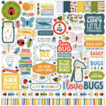 Echo Park LITTLE THINGS MEAN A LOT 12"X12" Element Sticker