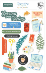 Pinkfresh Paige Evans LEGENDARY Puffy Stickers 18pc