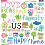 Bella Blvd LOVE GROWS HERE Icon Ciao Chip 12"X12"