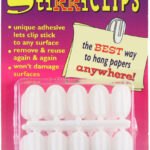 Stikki Works STIKKI CLIPS Self-Stick Paper Holders 30pc
