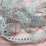 Scrapbooksrus Vintage Ribbon SLOT WHITE EDGE Trim 0.75”X4ft