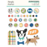Simple Stories FUR BABY DOG Decorative Brads