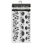 Stamperia Whispering Woods THREE STRIPES Mix Media Stencil