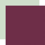 Carta Bella WINE MINT SOLID 12"X12" Scrapbook Paper